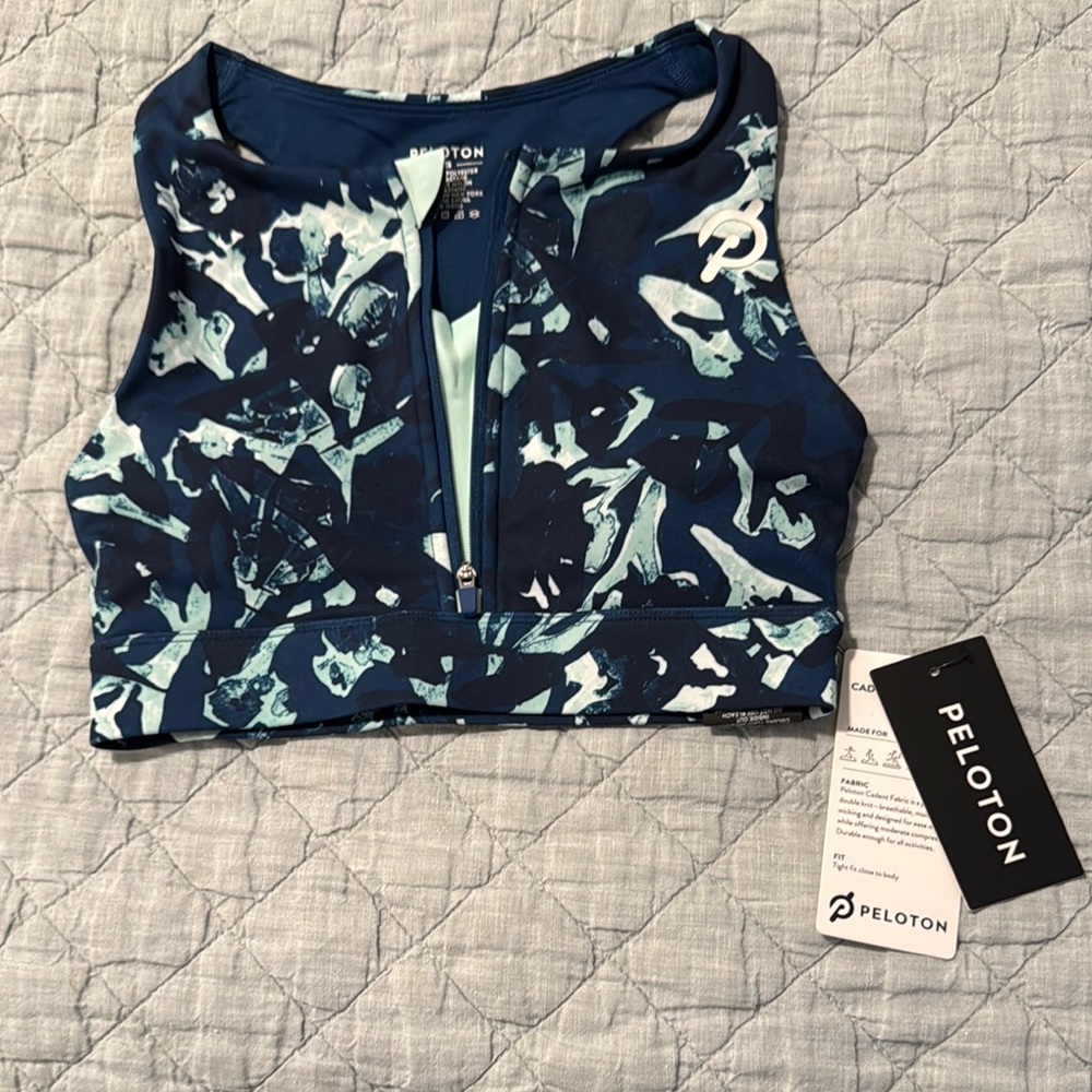 Peloton Women's Blue Sports Top